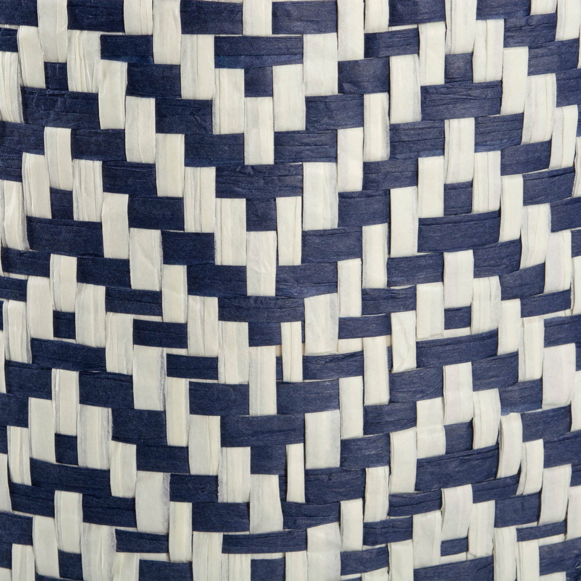 DII® Small Nautical Blue Chevron Rectangular Paper Bin